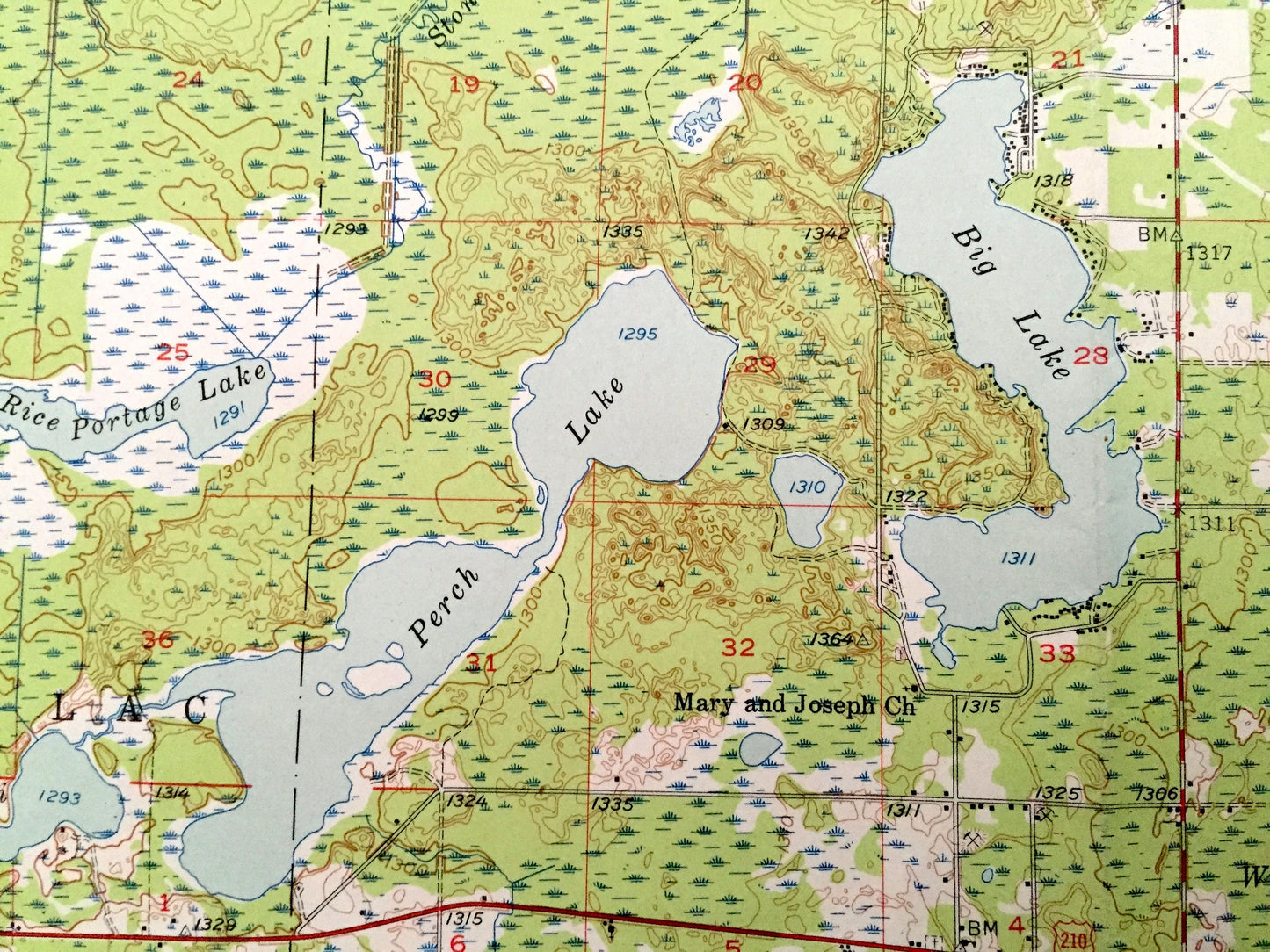 Antique Barnum, Minnesota 1956 US Geological Survey Topographic Map - Carlton County, Skelton, Mahtowa, Blackhoof, Knife Falls Twin Lakes MN
