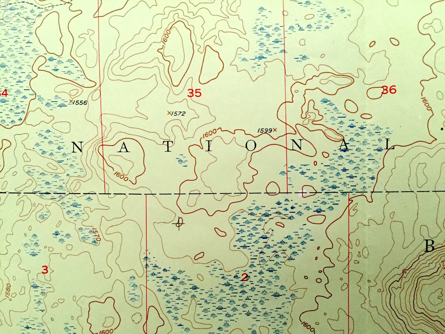 Antique Babbitt SW, Minnesota 1951 US Geological Survey Topographic Map - St Louis County, Superior National Forest, Argo Partridge River MN