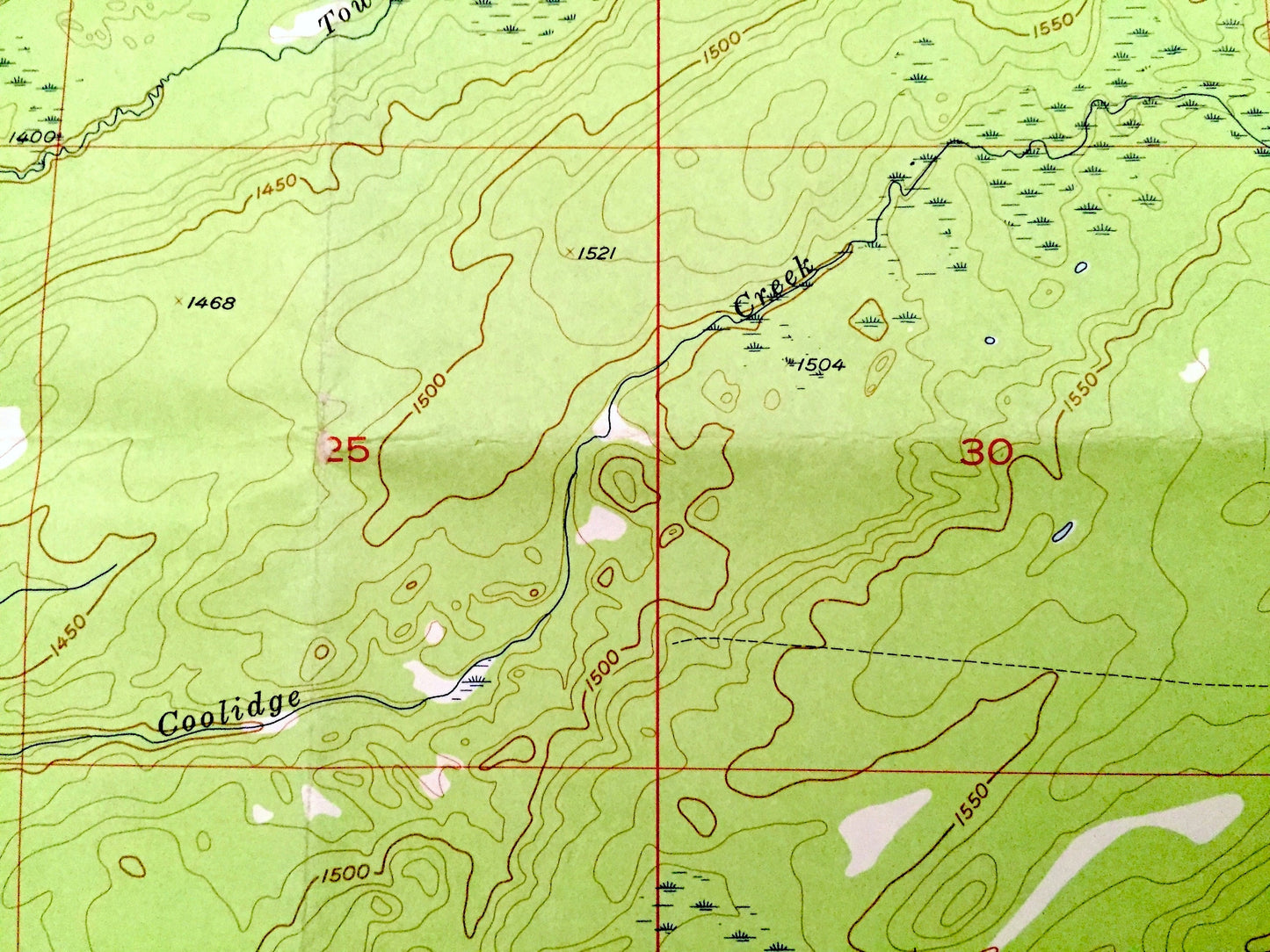 Antique Comstock Lake, Minnesota 1957 US Geological Survey Topographic Map - St Louis County, Cloquet Valley State Forest Whiteface River MN