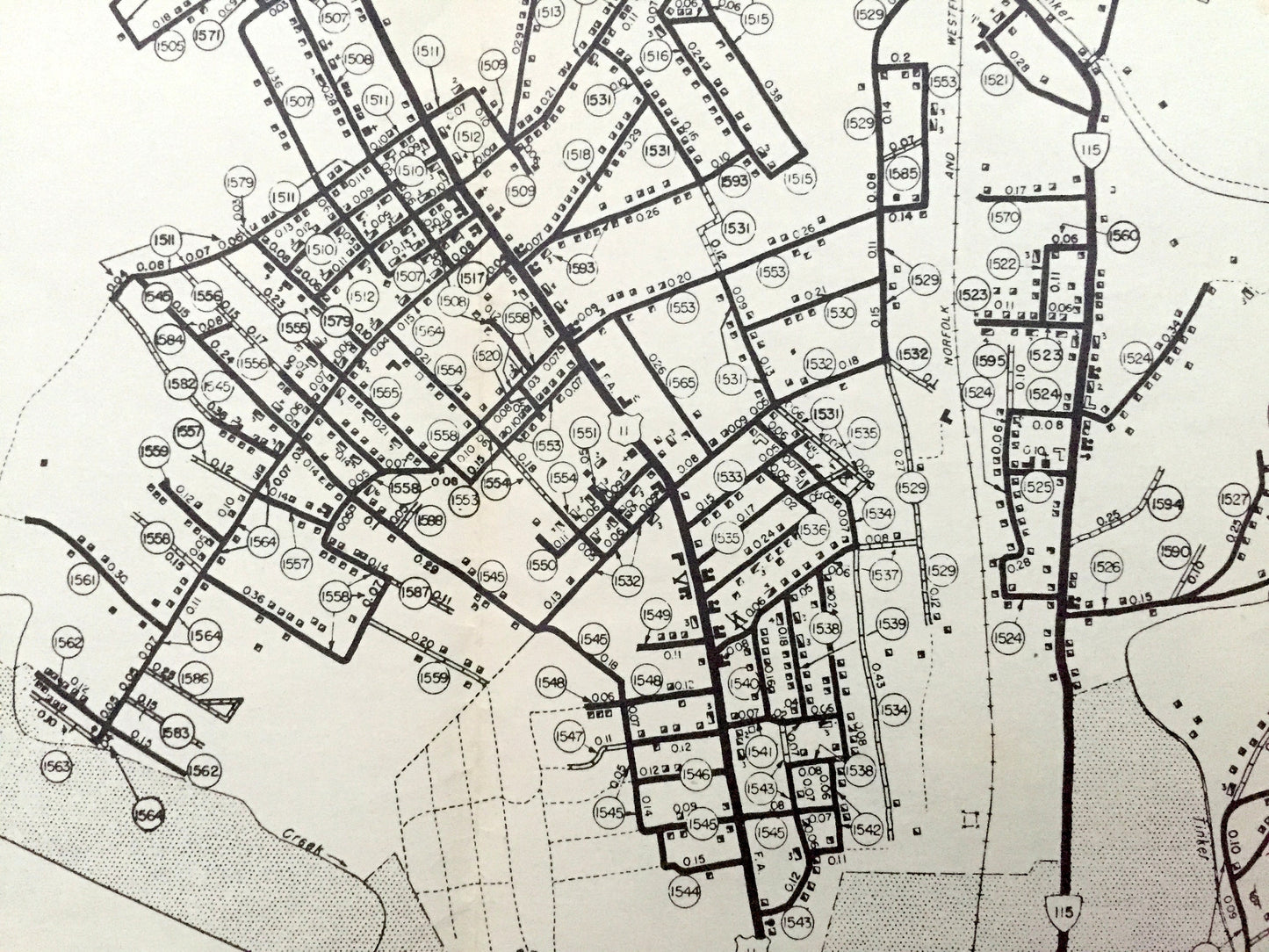 Antique Roanoke County, Virginia 1961 Highway Map – Salem, Cave Spring, Catawba, Hollins, Vinton, Windsor Hills, Glenvar, Hanging Rock, VA