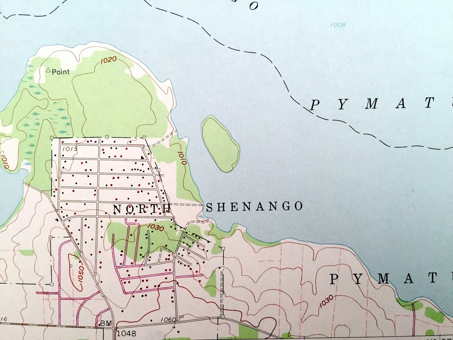 Antique Linesville, Pennsylvania 1959 US Geological Survey Topographic Map – Crawford County, Steamburg, Summit, Shenango Pymatuning Lake PA