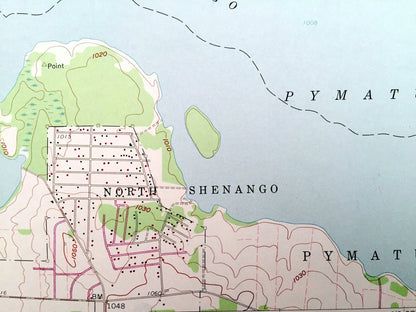 Antique Linesville, Pennsylvania 1959 US Geological Survey Topographic Map – Crawford County, Steamburg, Summit, Shenango Pymatuning Lake PA