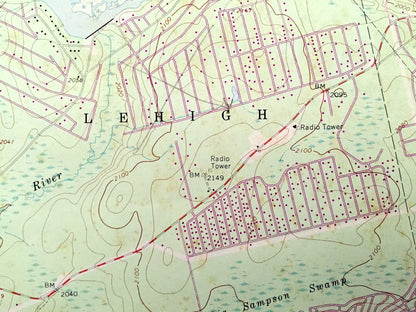 Antique Sterling, Pennsylvania 1965 US Geological Survey Topographic Map - Wayne, Lackawanna County, Madison, Lehigh, Clifton, Poconos PA