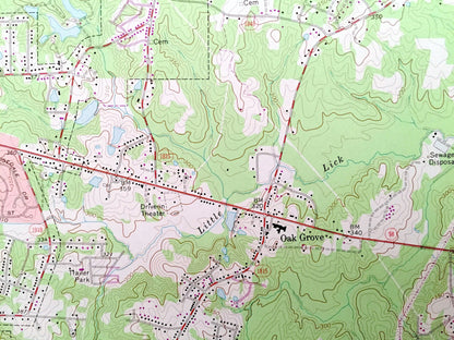 Antique Durham, North Carolina 1973 US Geological Survey Topographic Map – Wake County, Joyland, Hayes, Oak Grove, Brassfield, Bethesda, NC