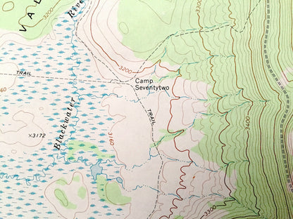 Antique Mount Storm Lake, West Virginia 1967 US Geological Survey Topographic Map - Grant, Tucker County Union Canaan Valley Dobbin Ridge WV