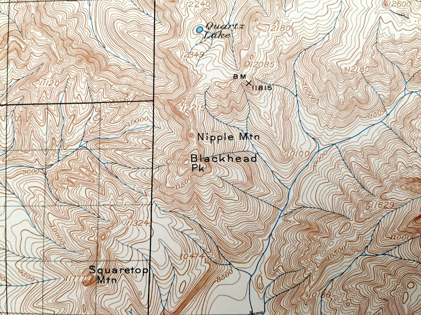 Antique Summitville, Colorado 1913 US Geological Survey Topographic Map – Rio Grande Mineral Archuleta Conejos County San Juan Mountains CO
