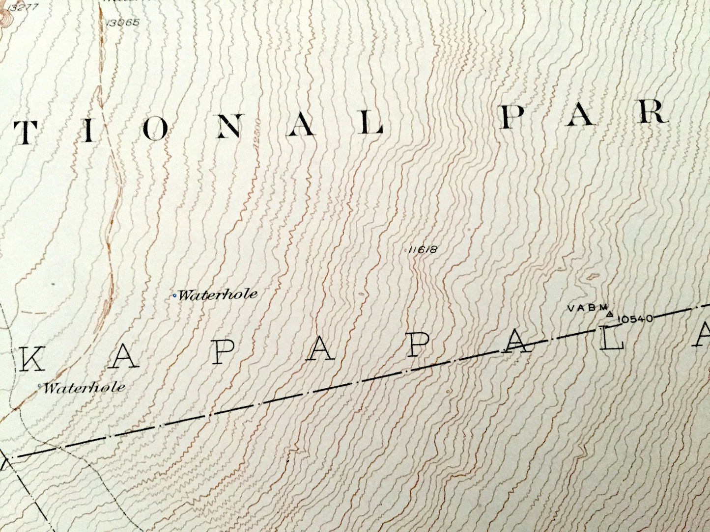 Antique Mauna Loa, Hawaii 1928 US Geological Survey Topographic Map – North Kona, Hamakua, Kau, National Forest, Kau Forest Reserve, HI