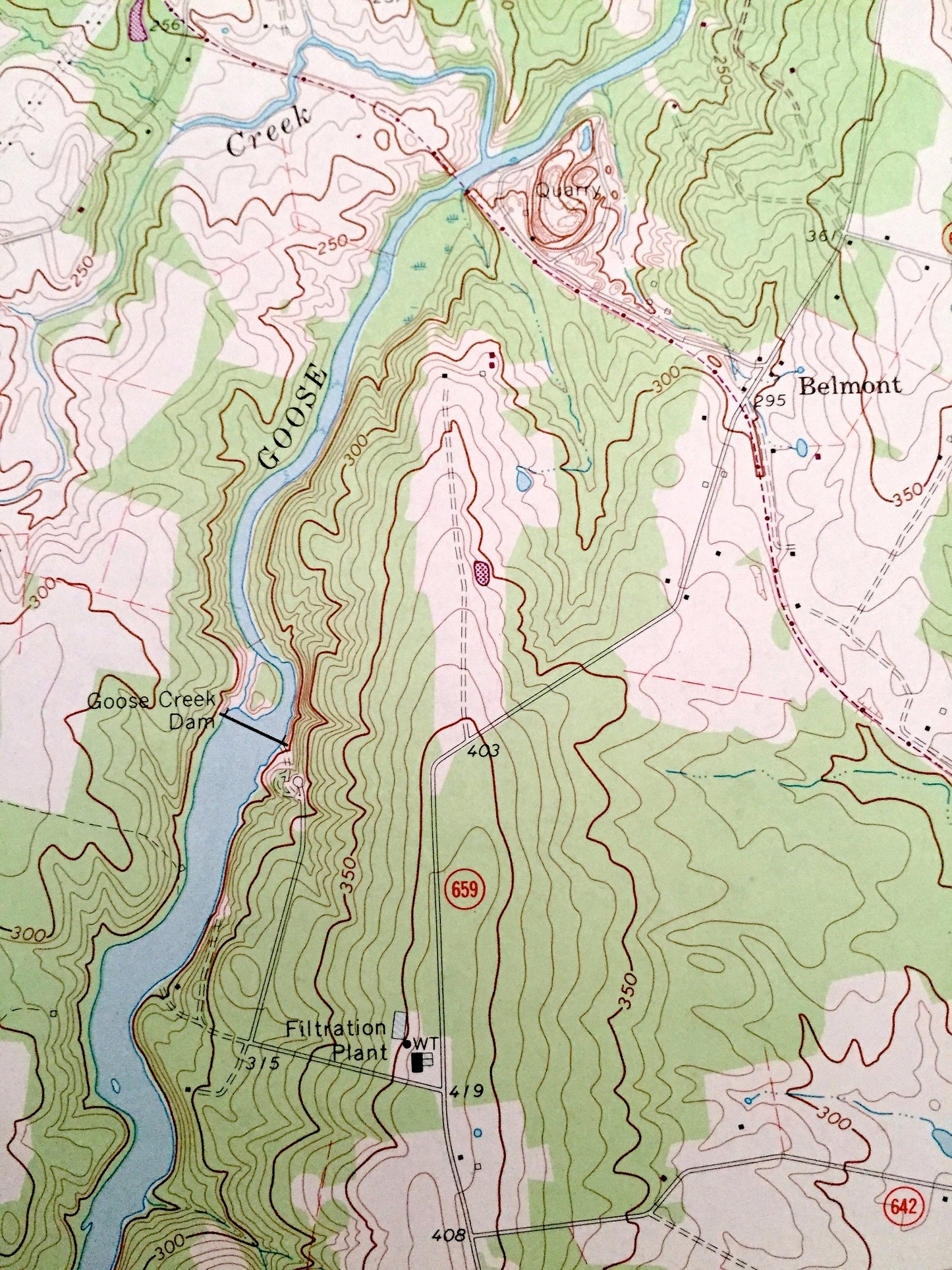 Antique Leesburg, Virginia 1968 US Geological Survey Topographic Map – Loudoun County, Woodburn Leedsville Oatlands Trap Rock Maryland VA MD