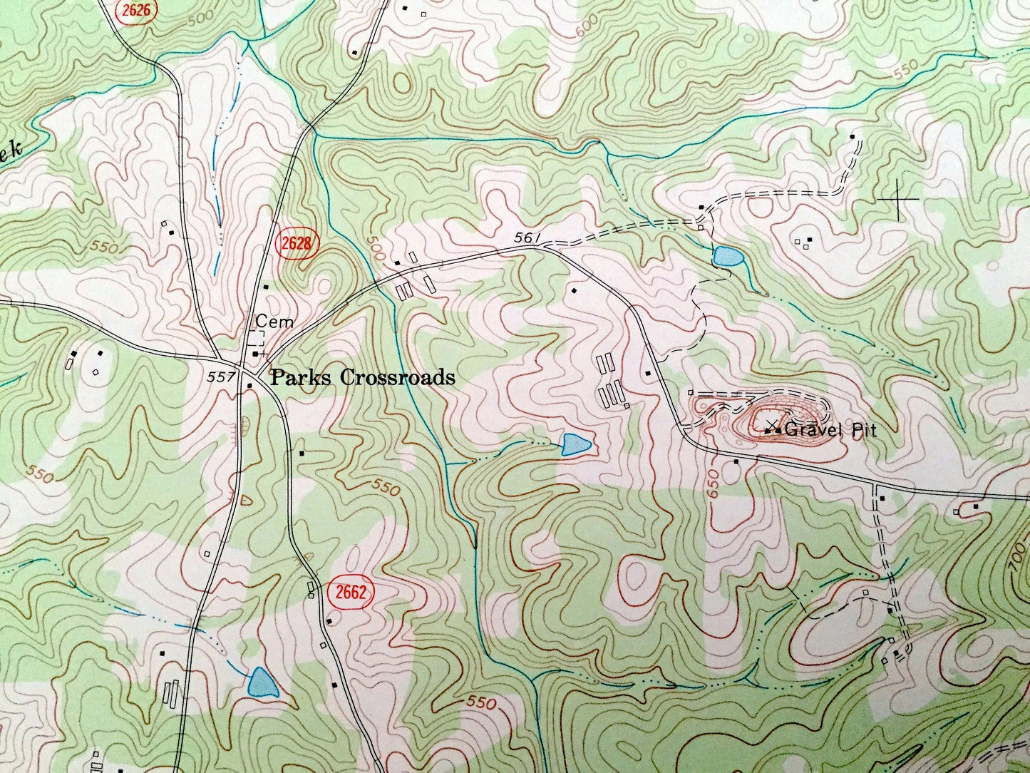 Antique Coleridge, North Carolina 1968 US Geological Survey Topographic Map – Chatham, Randolph County, Deep River, Ghost Town, Creek, NC