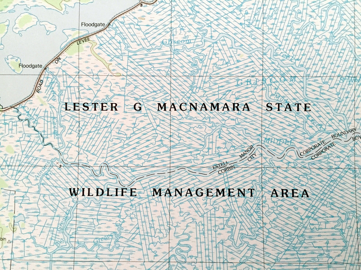 Antique Marmora, New Jersey 1989 US Geological Survey Topographic Map – Atlantic, Cape May County, Egg Harbor, Upper, Middletown, NJ