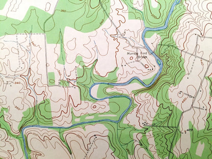 Antique Leesburg, Virginia 1952 US Geological Survey Topographic Map – Loudoun County, Woodburn Leedsville Oatlands Trap Rock Maryland VA MD