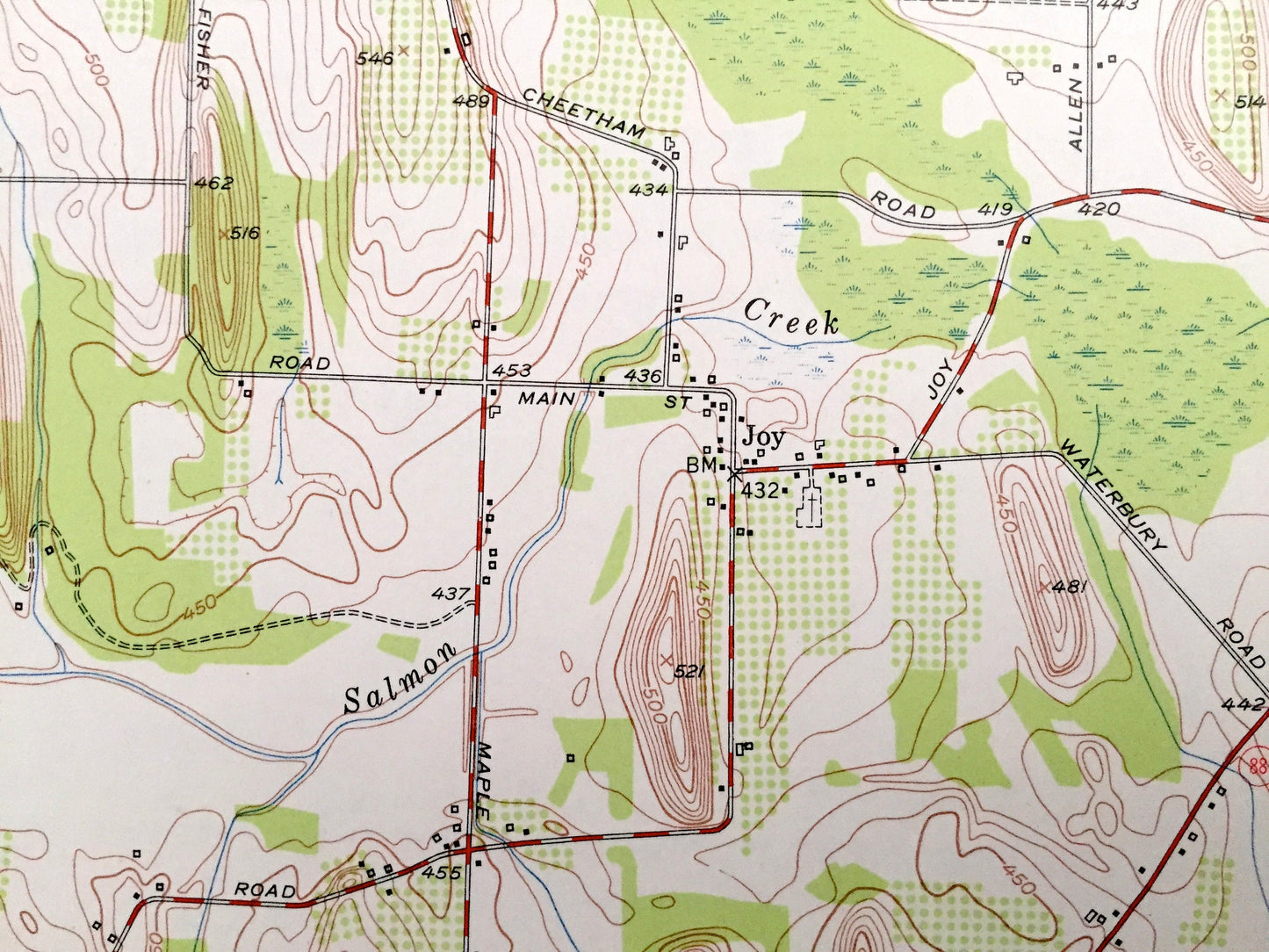 Antique Sodus, New York 1952 US Geological Survey Topographic Map – Wayne County, Arcadia, Lyons, Wallington, Minsteed, Thorntons Corner, NY