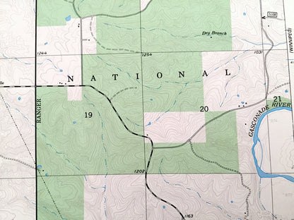 Antique Drew, Missouri 1954 US Geological Survey Topographic Map – Laclede County, Agnes, Moots Store, Jacksonville, Falcon, MO