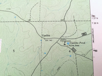 Antique Ellsinore, Missouri 1980 US Geological Survey Topographic Map – Wayne, Butler, Carter County, Orchard Switch, Hill Top, MO