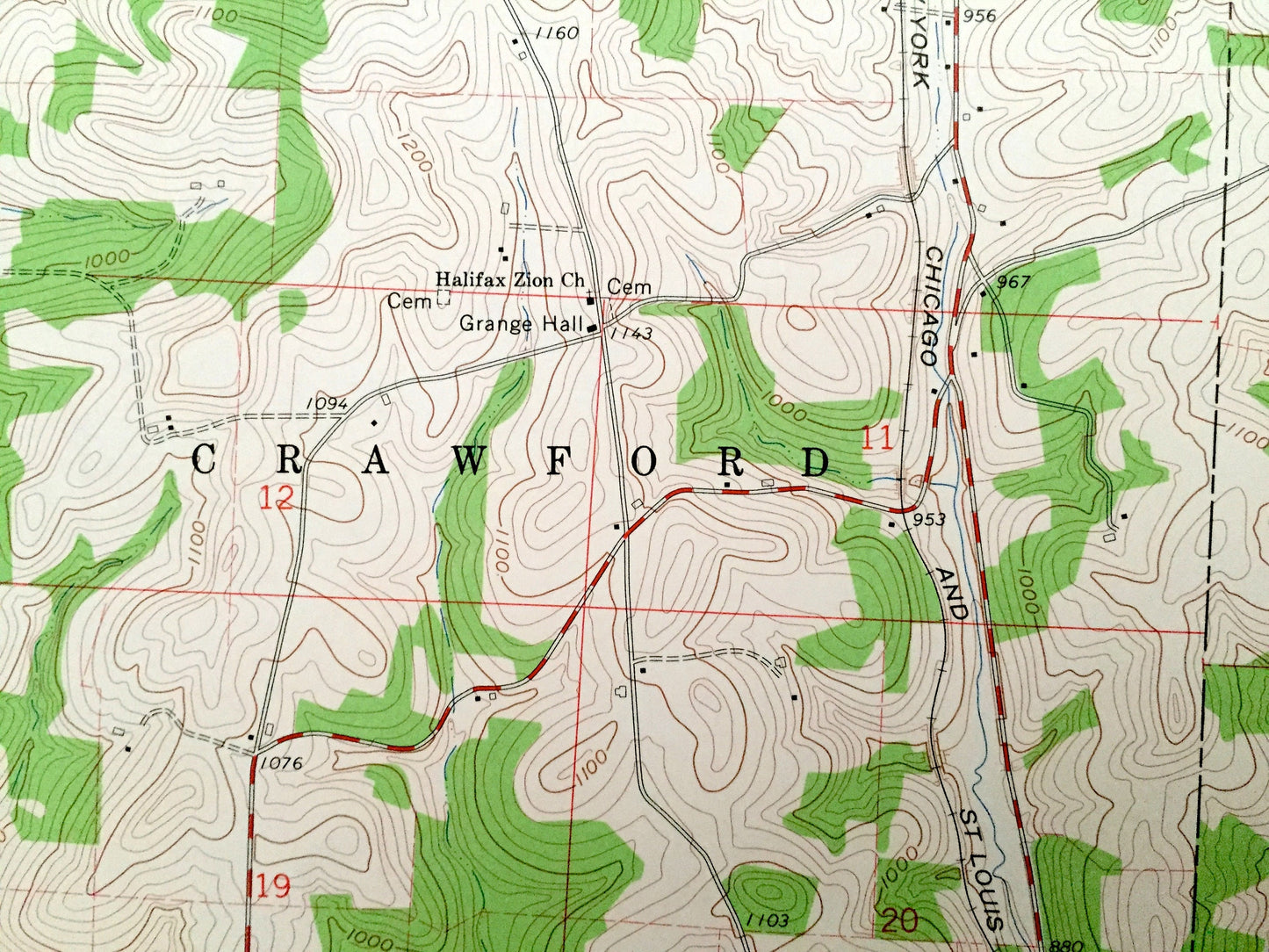 Antique Baltic, Ohio 1961 US Geological Survey Topographic Map – Holmes, Coshocton, Tuscarawas County, Crawford, Bucks, Sugar Creek, OH