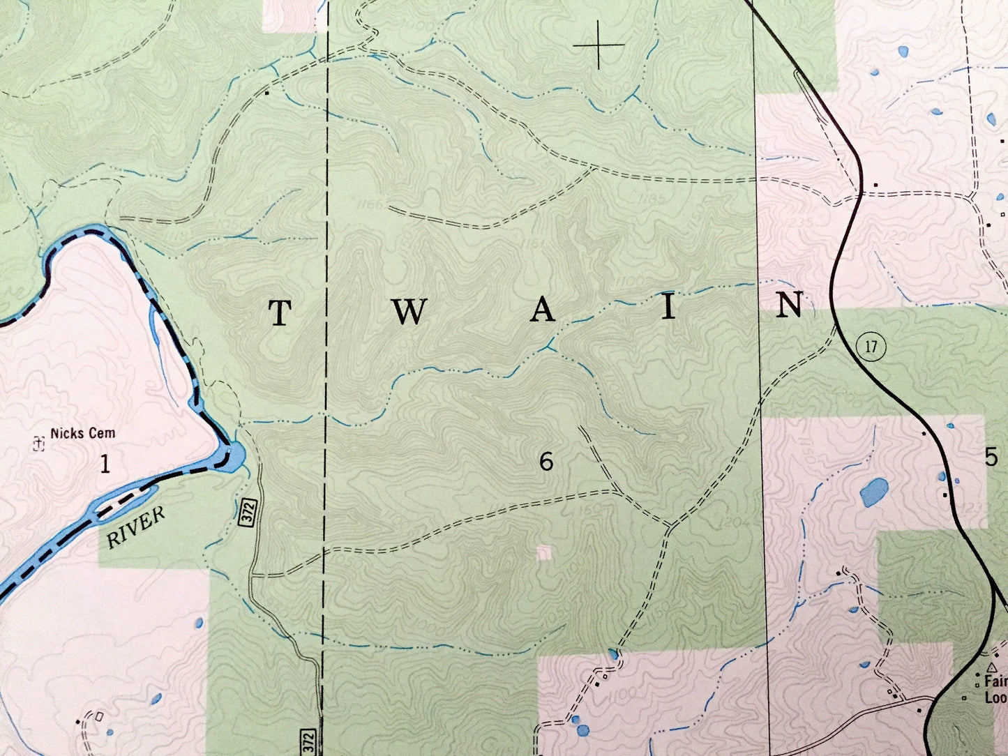 Antique Brownfield, Missouri 1954 US Geological Survey Topographic Map – Pulaski, Laclede County, Mark Twain National Forest, Adam Ford, MO