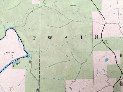 Antique Brownfield, Missouri 1954 US Geological Survey Topographic Map – Pulaski, Laclede County, Mark Twain National Forest, Adam Ford, MO