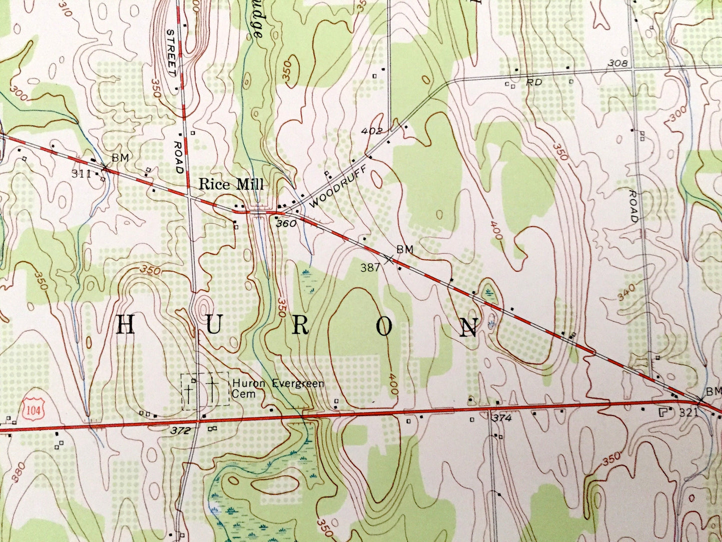 Antique Wolcott, New York 1953 US Geological Survey Topographic Map – Wayne County, Huron, Rose, Butler, Galen, Savannah, Furnace Village NY