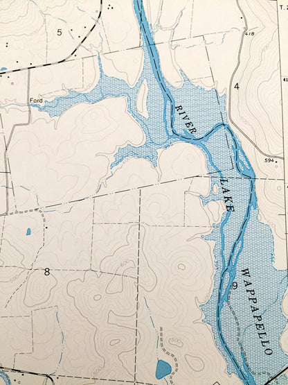 Antique Patterson, Missouri 1968 US Geological Survey Topographic Map – Wayne County, Cedar Creek, Sam A Baker State Park, MO