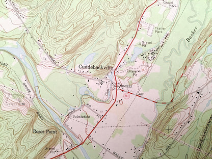 Antique Otisville, New York 1969 US Geological Survey Topographic Map – Sullivan, Orange County, Deer Park, Mount Hope, Greenville, NY