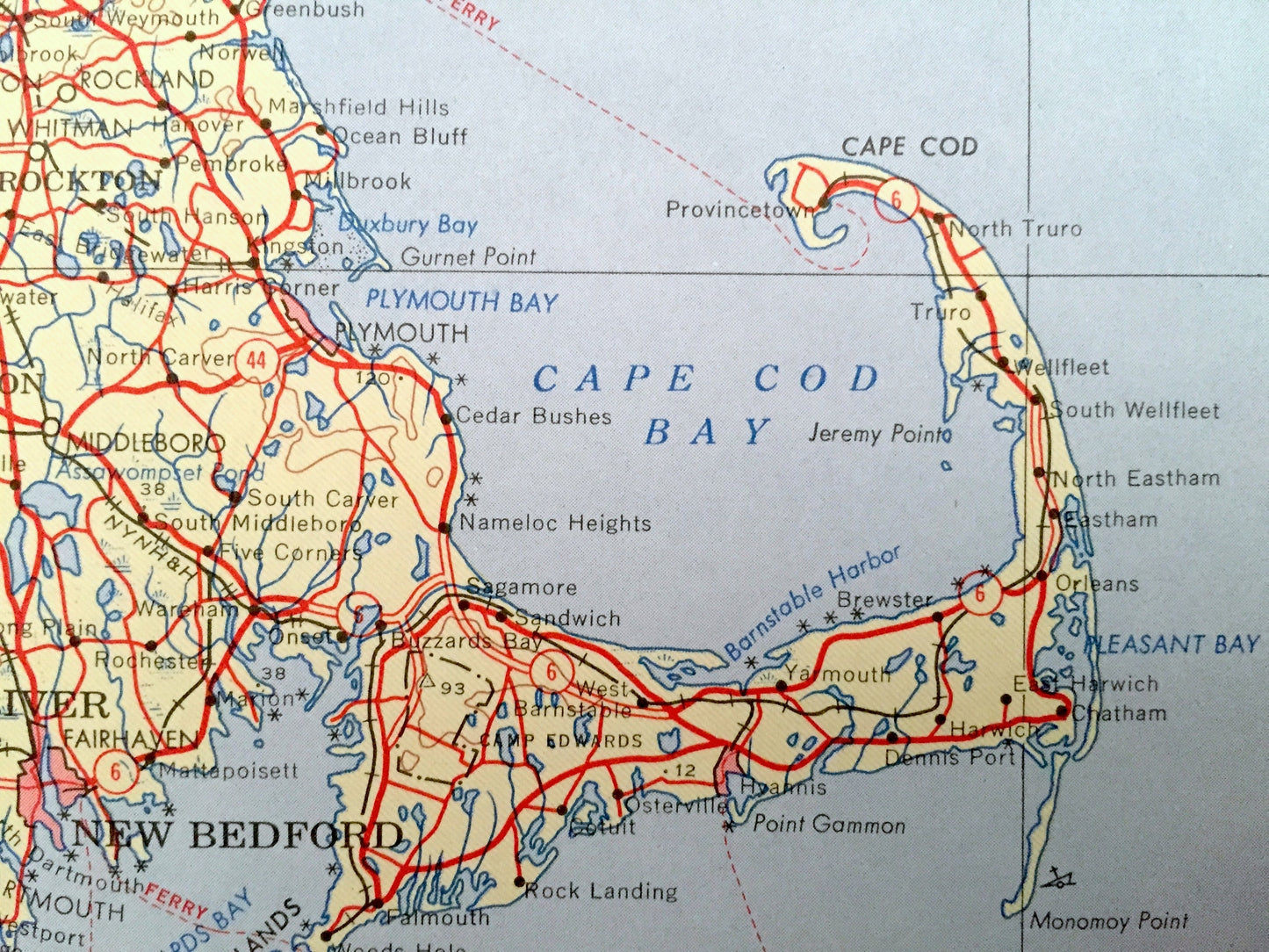 Antique Boston, Massachusetts 1969 US Geological Survey Topographic Map – Cambridge, Somerville, Worcester, Providence, Cape Cod Newport MA