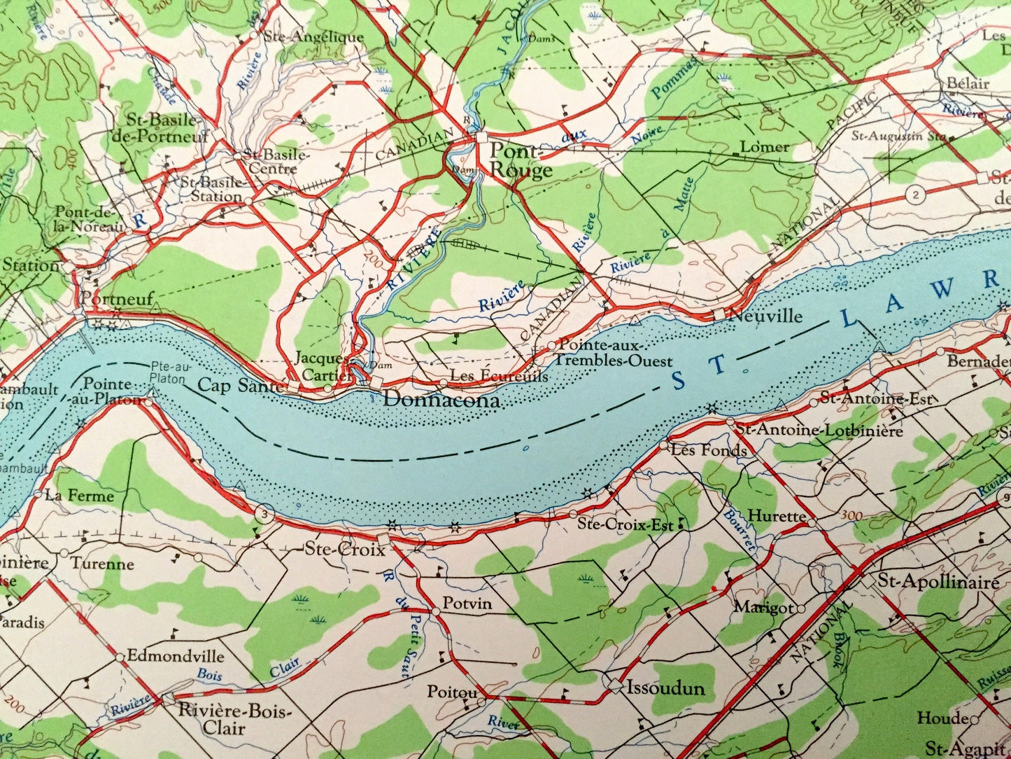 Antique Quebec, Canada 1962 US Geological Survey Topographic Map – Charlesbough, Orsainville, Giffard, Beauport, Victoriaville, Loretteville
