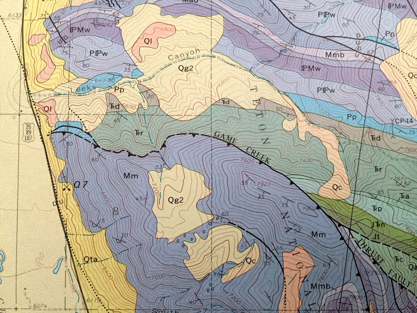 Antique Jackson Hole, Wyoming 1972 US Geological Survey Topographic Map – Teton County, Snow King, South Park, Snake River, Wilson, WY