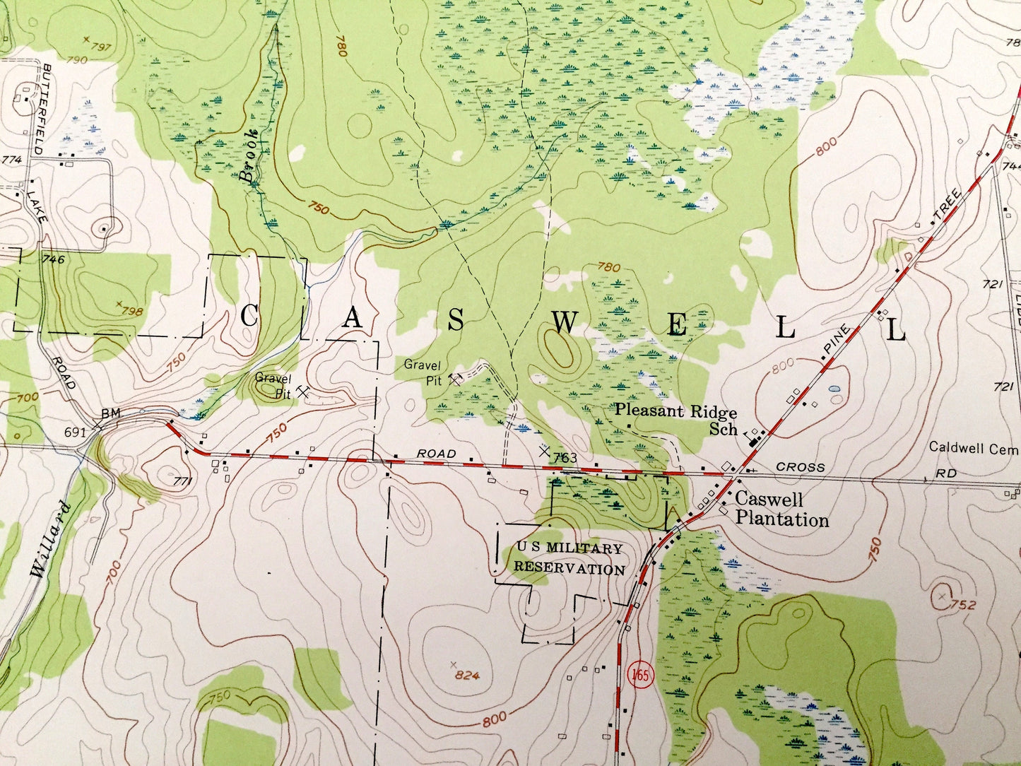 Antique Limestone, Maine 1953 US Geological Survey Topographic Map – Aroostook County, Caswell, ME, Victoria County, New Brunswick, Canada