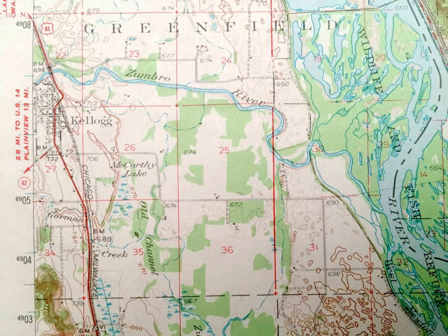 Antique Alma, Wisconsin 1950 US Geological Survey Topographic Map – Buffalo County, Modena, Nelson, Belvidere, WI, Wabasha County, Watopa MN