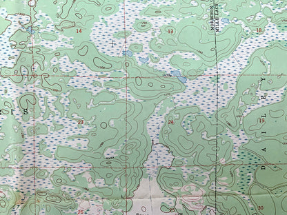 Antique Ramey NE, Minnesota 1968 US Geological Survey Topographic Map – Morrison, Mille Lacs County, Leigh, Bradbury, Mount Morris, Lakin MN