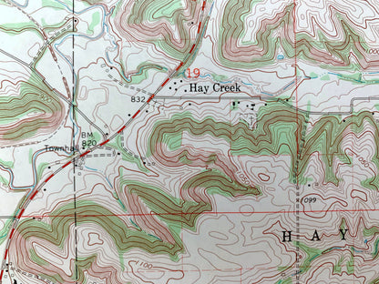Antique Goodhue East, Minnesota 1968 US Geological Survey Topographic Map – Goodhue County, Featherstone, Hay Creek, Belvidere, MN