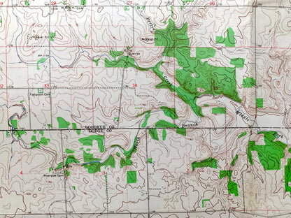 Antique Concord, Minnesota 1965 US Geological Survey Topographic Map – Goodhue, Dodge County, Cherry Grove, Roscoe, Milton, Berne, MN