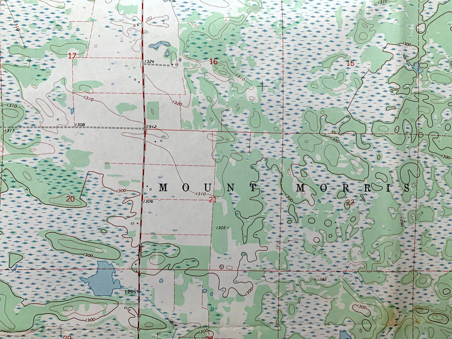 Antique Ramey NE, Minnesota 1968 US Geological Survey Topographic Map – Morrison, Mille Lacs County, Leigh, Bradbury, Mount Morris, Lakin MN