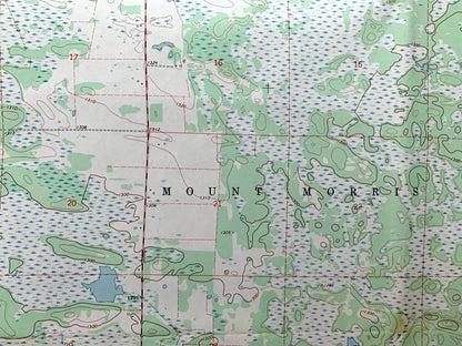 Antique Ramey NE, Minnesota 1968 US Geological Survey Topographic Map – Morrison, Mille Lacs County, Leigh, Bradbury, Mount Morris, Lakin MN