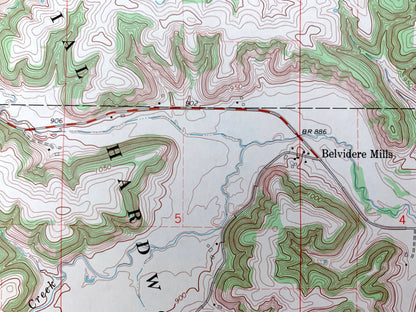 Antique Goodhue East, Minnesota 1968 US Geological Survey Topographic Map – Goodhue County, Featherstone, Hay Creek, Belvidere, MN