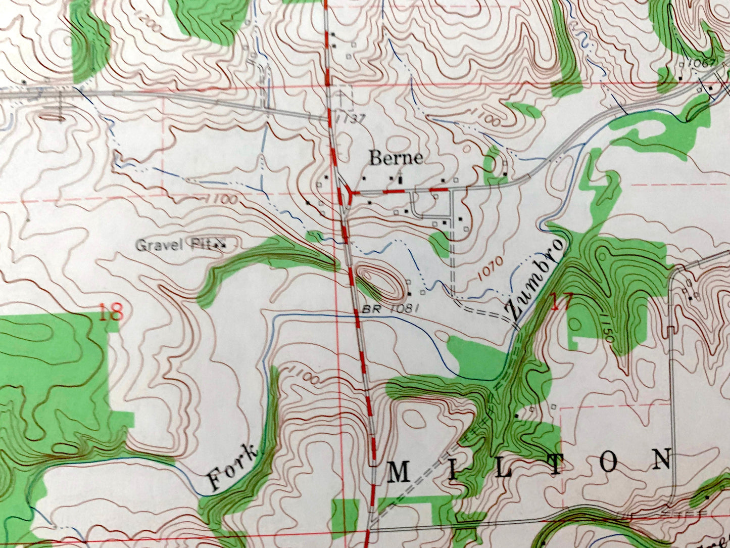 Antique Concord, Minnesota 1965 US Geological Survey Topographic Map – Goodhue, Dodge County, Cherry Grove, Roscoe, Milton, Berne, MN