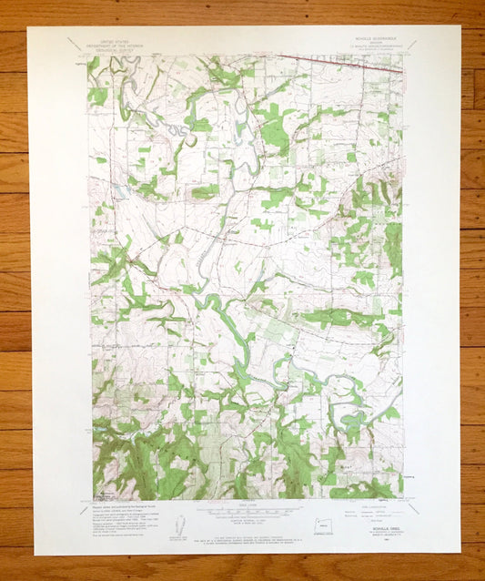 Antique Scholls, Oregon 1961 US Geological Survey Topographic Map – Yamhill, Washington County, Farmington, Reedville, Laurel, Kinton, OR