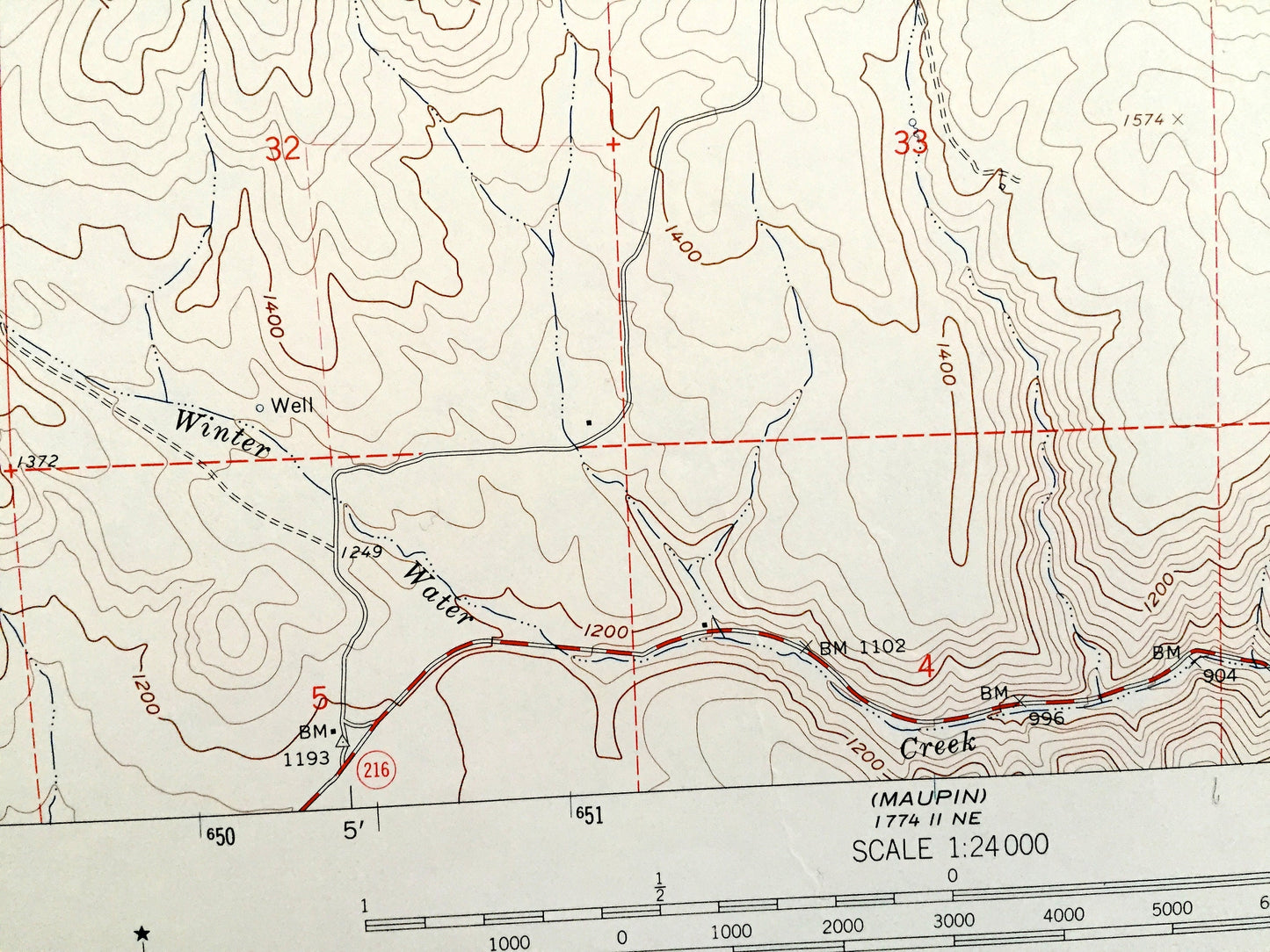 Antique Sherars Bridge, Oregon 1962 US Geological Survey Topographic Map – Wasco, Sherman County, Sherar, Tygh Ridge, Deschutes River, OR