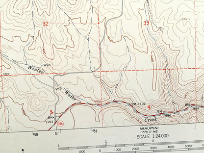 Antique Sherars Bridge, Oregon 1962 US Geological Survey Topographic Map – Wasco, Sherman County, Sherar, Tygh Ridge, Deschutes River, OR