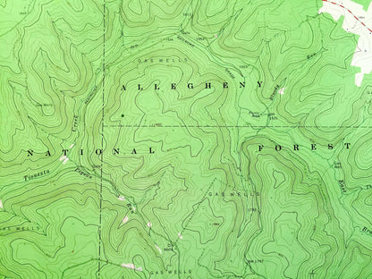 Antique Ludlow, Pennsylvania 1966 US Geological Survey Topographic Map – Warren, McKean County, Sheffield, Hamilton, Wetmore, Roystone, PA