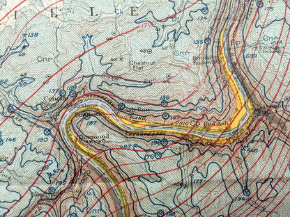 Antique Fayette County, West Virginia 1916 Geological Survey Map – Fayetteville, Oak Hill, Montgomery, Plum Orchard Lake, Babcock Park, WV