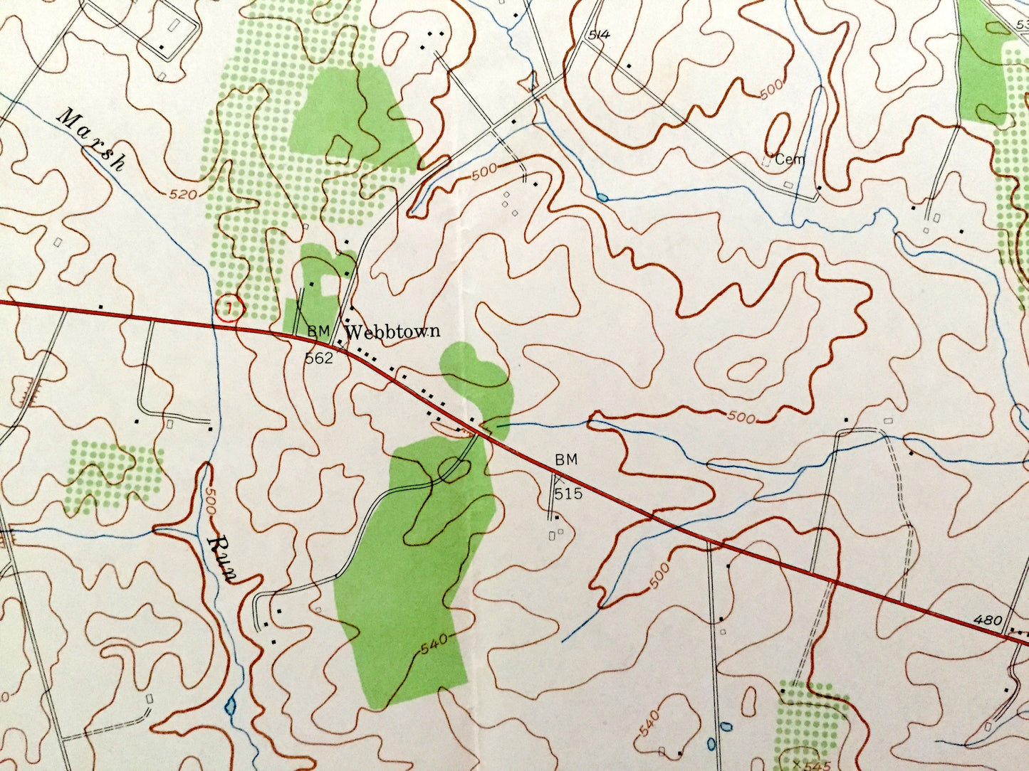 Antique Berryville, Virginia & West Virginia 1955 US Geological Survey Topographic Map – Clarke, Jefferson County, Wickliffe Summit Point VA
