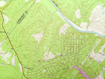 Antique Boyd Tavern, Virginia 1967 US Geological Survey Topographic Map – Albemarle, Fluvanna County, Lake Monticello, Union Mills, VA