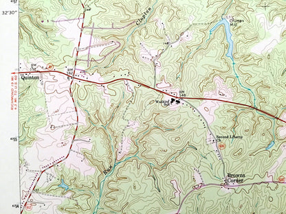 Antique Tunstall, Virginia 1966 US Geological Survey Topographic Map – King William, New Kent County, Pamunkey River, Indian Reservation, VA