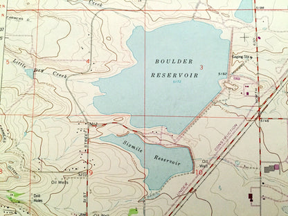 Antique Niwot, Colorado 1967 US Geological Survey Topographic Map – Boulder County, Valmont, Gun Barrel Hill, Teller, Hayden Lake, CO