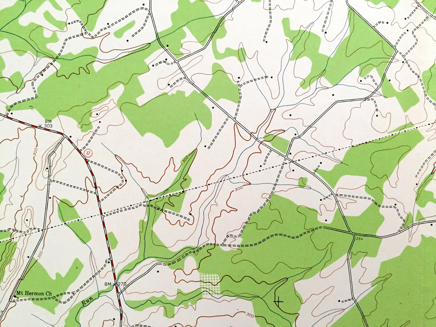 Antique Midland, Virginia 1943 US Geological Survey Topographic Map – Fauquier County, Catlett, Calverton, Bealeton, Morrisville, Elk Run VA