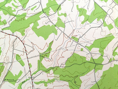 Antique Midland, Virginia 1943 US Geological Survey Topographic Map – Fauquier County, Catlett, Calverton, Bealeton, Morrisville, Elk Run VA