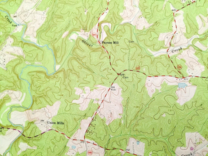 Antique Boyd Tavern, Virginia 1967 US Geological Survey Topographic Map – Albemarle, Fluvanna County, Lake Monticello, Union Mills, VA