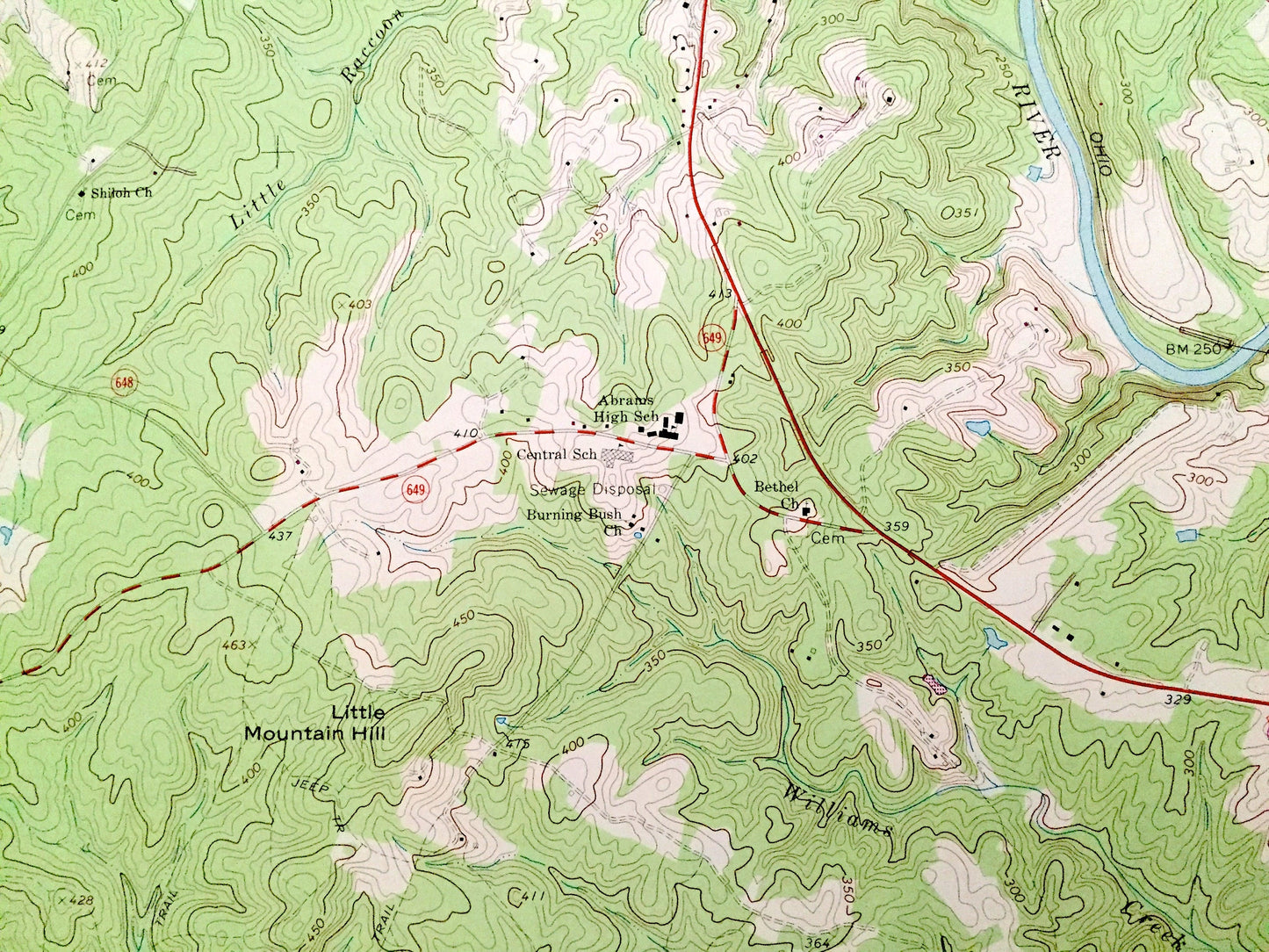 Antique Palmyra, Virginia 1967 US Geological Survey Topographic Map – Fluvanna County, Rivanna River, Cunningham, Fork Union, Kidds Store VA