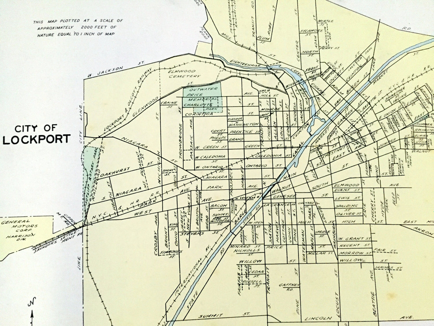 Antique Lockport, Mount Vernon, Jamestown & Cohoes, New York 1941 Historical Atlas City Street Map – Niagara, Westchester, Albany County, NY